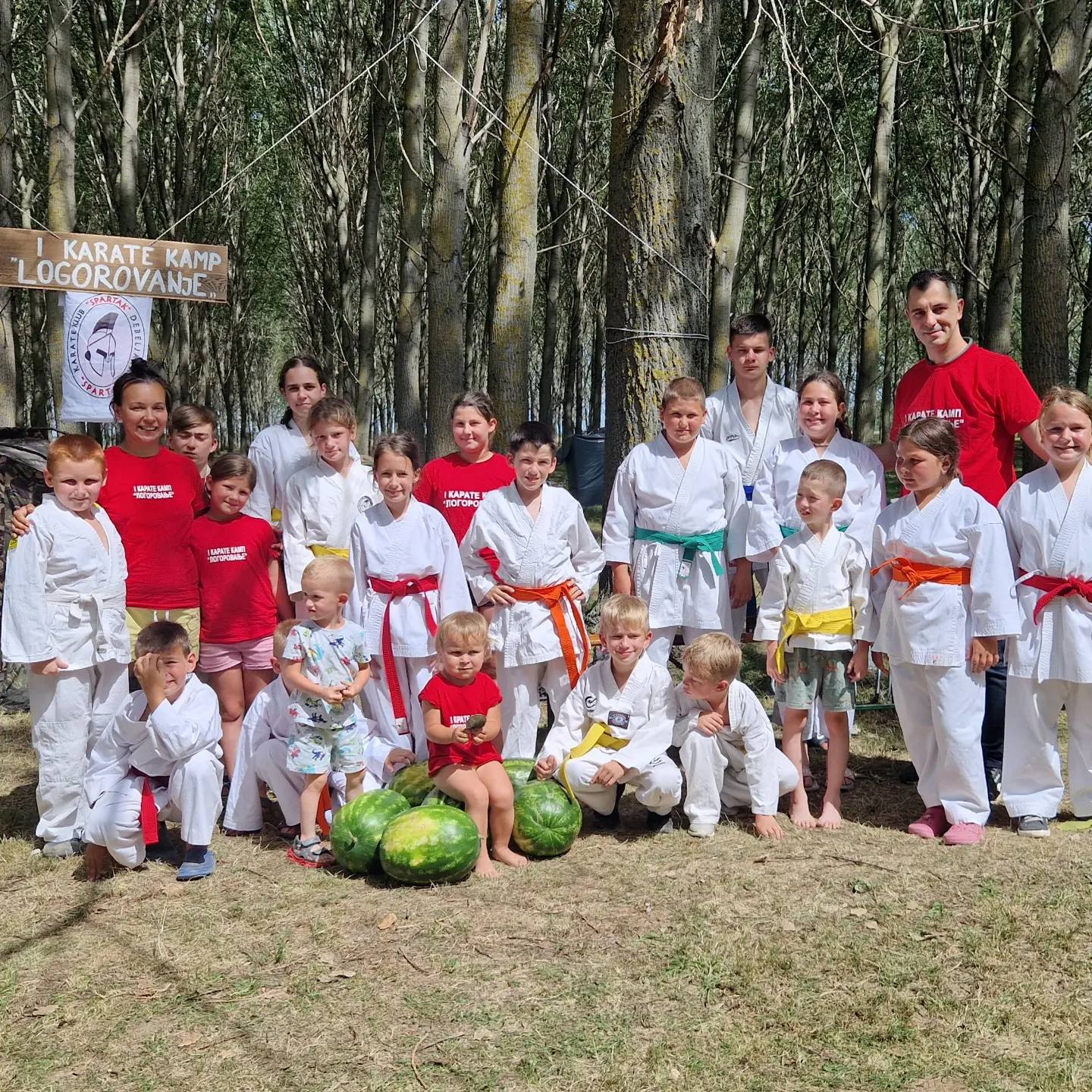 Zamenik predsednika opštine Kovačica posetio prvi logorski kamp Karate kluba "Spartak" iz Debeljače